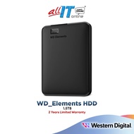 WD Western Digital Elements External Hard Drive USB 3.2 Gen 1 (1.5TB)