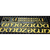 Sticker decals replacement UMEZAWA NJS