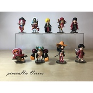 One Piece Amine Figure Red Shirt Vol2 9pcs