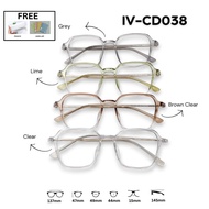 MATA PINKIBI - IV-CD038 Bebilenka Glasses Normal Minus Glasses, Stylish Glasses, Korean Bluechromic 