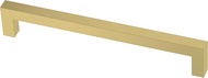 Franklin Brass P46647K-523-B3 Simple Modern Square 6-5/16 in. (160 mm) Satin Gold Cabinet Drawer Pul