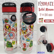 Marvel Comic Drink Up Drinking Bottle Children's Drinking Container 650 ML Character Children's Drin
