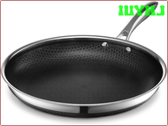 IUYHJ HexClad Hybrid Nonstick Frying Pan, 12-Inch, Stay-Cool Handle, Dishwasher and Oven Safe, Induc