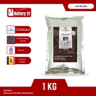 CALLEBAUT 811 54.5% 1 KG/CHOCOLATE COUVERTURE CHOCOLATE DARK/ CHOCOLATE BLACK CHOCOLATE