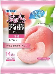 Orihiro Plandu Purun和Konjac Jelly（白桃20克x 6片）