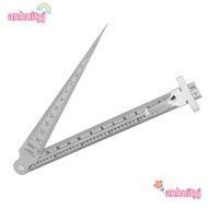 AHTY Welding Taper Gauge, Stainless Steel Wedge Depth Depth Ruler Tool, Professional Dimensional Mea