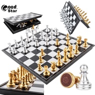 【High Quality】 Portable International Chess Set Folding Magnetic Travel Game Chess Set High Quality