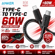 [MONET] ANKER 322 USB-C to USB-C Charger Cable (3ft Braided) - A81F5