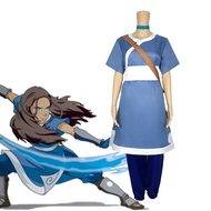 Avatar Aang Cos Katara Cos Avatar The Last Airbender Cosplay Anime Halloween Costume
