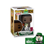 Funko Pop Nba - Seattle Supersonic - Shawn Kemp 79 With Boss Protector