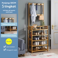 Rak Sepatu Penyimpanan/ Rak Sepatu Kayu/Baju Rak Serbaguna/Rak Pakaian Dan Sepatu/Rak Sepatu Hanger 
