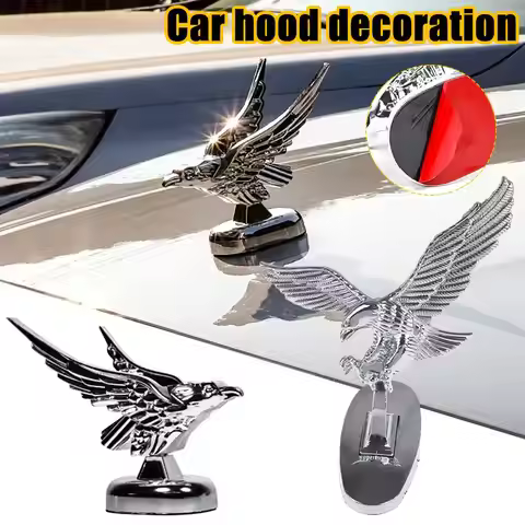 Car Bonnet Front Hood Eagle Ornament Badge Auto Front Modification Emblem Cover Decoration Accessori