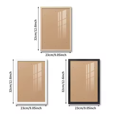 21x30cm & 30x40cm Black Photo Frame Hung on Wall White Photo Frame Poster Certificate Canvas Canvas 