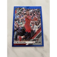 CJ McCOLLUM 2019 OPTIC BLUE VELOCITY REFRACTOR “CARD CONDITION: MINT” NBA Cards BLAZERS