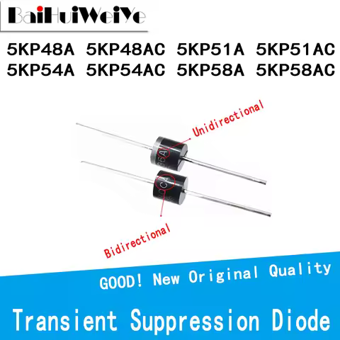 5PCS 5000W Transient Suppression Diode TVS Diode 5KP48A 5KP48CA 5KP51A 5KP51CA 5KP54A 5KP54CA 5KP58A