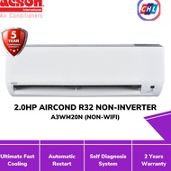 ACSON WALL AIR CONDITIONING R32 NON-INVERTER 2.0HP A3WM20S/A3LC20C / 2.5HP A3WM25S/A3LC25C -ACSON WARRANTY MALAYSIA