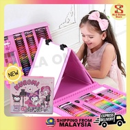 Kuromi 208/150pcs Children watercolour Pen Painting set Drawing board Stationery Art set Pensil Warn