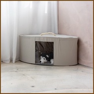 【ikloo】角落式牛津布鋼骨折疊收納箱66L(3入)