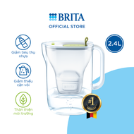 Bình lọc nước BRITA Style Lime 2.4L (có sẵn 1 lõi lọc Maxtra+ & SmartLight) - Thương hiệu đến từ Đức