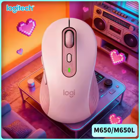 Logitech M650 Ergonomic Silent Mouse, Dual Mode, Reliable for Everyday Office Tasks M750/M280/M350/M