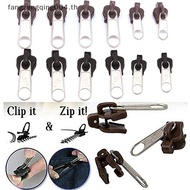 F4TH 12Pcs 3 Sizes Universal Instant Fix Zipper Repair Kit Replacement Zip Slider f4th