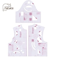 1:3 Cloth Design Ruler Transparent French Curve Ruler Measure Ruler Design Ruler Pattern Making for 