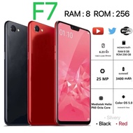 F7 จอ 6.23 นิ้ว มือถือ รองรับ2ซิม Smartphone  แรม 8GB รอม 256GB โทรศัพท์ถูกๆ รับประกันร้าน 1 เดือน Android Mobile phone
