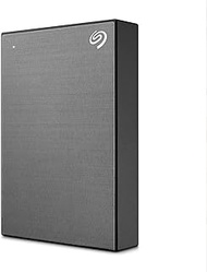 Seagate STKY2000404 One Touch External HDD with Password Protection, 2TB, Gray