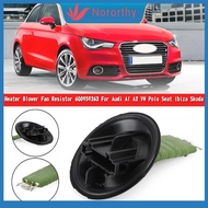 NORORTHY 4 Pins Motor Resistor Regulator 6Q0959263 6Q0959263A Fan Blower AC Heater Blower Resistor Auto Accessories Plastic Replacement Resistor for Audi A1 A2/Seat Ibiza/VW Polo/Skoda