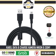 KABEL DATA NIKON UC-E6 DSLR / KABEL CHARGER KAMERA POCKET NIKON & SONY