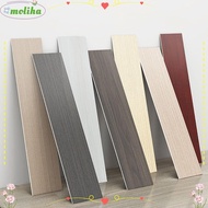 MOLIHA Floor Tile Sticker, Windowsill Wood Grain Skirting Line, Home Decor Waterproof Living Room Self Adhesive Corner Wallpaper