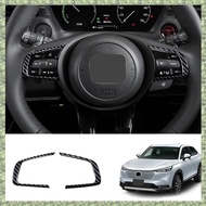(E L X I) Car Steering Wheel Trim Cover Steering Wheel Decoration Button Cover for  VEZEL RV 2021