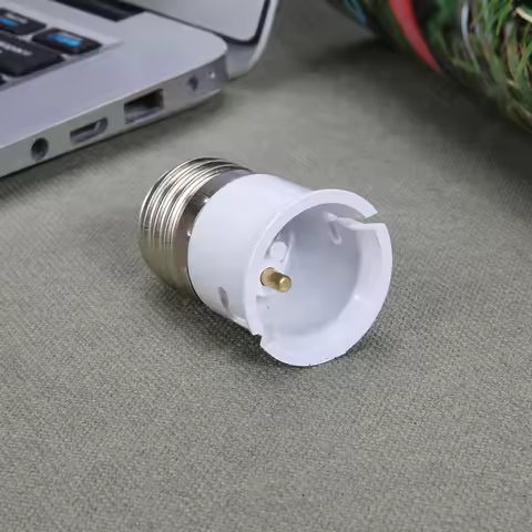 E27 to B22 Lamp Converter 130 Degrees Temperature Resistance Lamp Holder Adapter E27 to B22 Adapter 