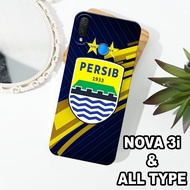 G27 - HUAWEI NOVA 3i Silicone - HUAWEI NOVA 3i pro camera Softcase - PERSIB FOOTBALL CLUB Motif - Fl