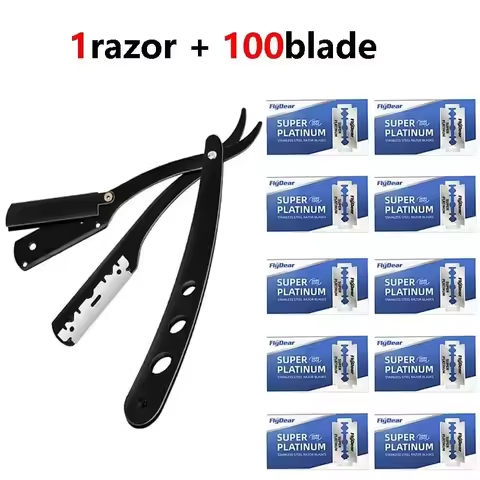 men's folding manual shaver, Straight shaver arm, men's shaver, razor sharp blade barber shop razor