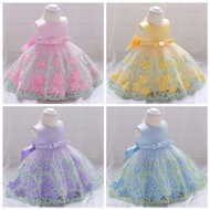 Princess Baby Gown Kids Dress Birthday Girl Bridesmaid Dress Gown Akikah Baby