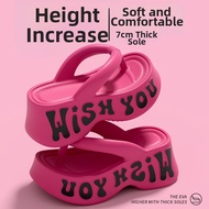 BUYANGSI | Heel Elevating Sandals 7cm