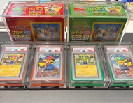 Pokemon Center Mario & Luigi Pikachu Special Box and full set PSA 10 card 4 連號
