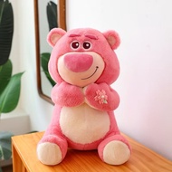 【STRAWBERRY BEAR】Ls04 Anak Patung Lotso Besar Teddy Bear Lotso Gift Lotso Bear Plushie Pillow Boneka