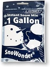 SnoWonder Instant Snow - Artificial Snow - Fake Snow - Mix Makes Gallons of Snow (1 Gallon)