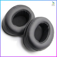 🛏️ Protein Leather Ear Cushion Hitam Tahan Lasak Untuk Fon Kepala