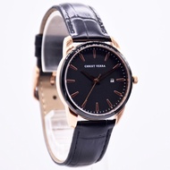 Christ Verra CV 12073L Series Tali Kulit - Jam Tangan Wanita Christ Verra Original