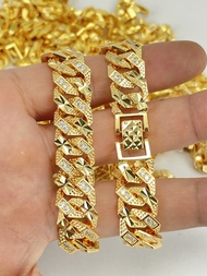 [HCM]Lắc tay nam nữ mạ vàng 18K - 24K cao cấp