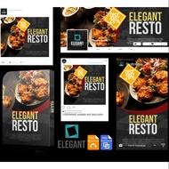 TEMPLATE FULLSET POSTER IKLAN, COVER & PROFILE SOSIAL MEDIA MARKETING DESIGNS