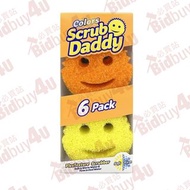 Scrub Daddy Sponges Multiple Colors 多色笑哈哈清潔海綿 6個裝【810044130447】