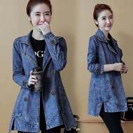 Slim Fit Denim Jacket for Women - Casual Windbreaker | Fall/Autumn 2025