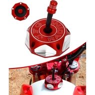 JFG RACING Dirt Bike Gas Cap, Fuel Tank Cap with Air Vent Hose for CR85R CR125R CRF150R CRF230F CR25