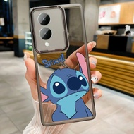 Vivo Y17s Y17 Y15 Y12 Y11 Y19 Y20 Y20s Y20i Y12s Y20sG Cute Monster Stitch Casing Clear Candy Silicon Case Camera Protector Soft Case Cover