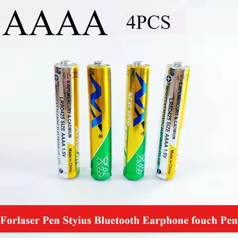 4PCS AAAA E96 LR61 LR8D425 1.5V Alkaline Battery For Stylus Laser Pen Touch Pen Bluetooth Earphone C
