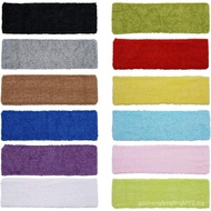 INNOLIFE 12 Pack Thin Mixed Colors Gym Workout Unisex Yoga Soft Cotton Stretchy Headbands Sweatbands